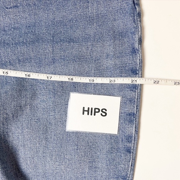 Abercrombie & Fitch Ultra High Rise 90s Slim Straight Jeans 33 16 Long Tall blue - Picture 9 of 12